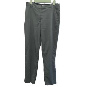 H&M Women’s Flat Front Dress Pants Gray Green Size 6 EUC